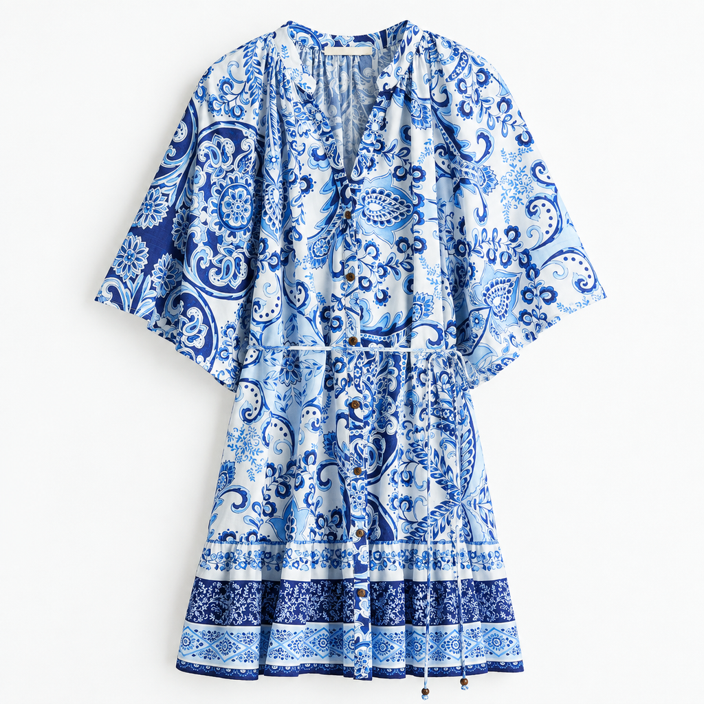 Tie-Belt  Tunic Top