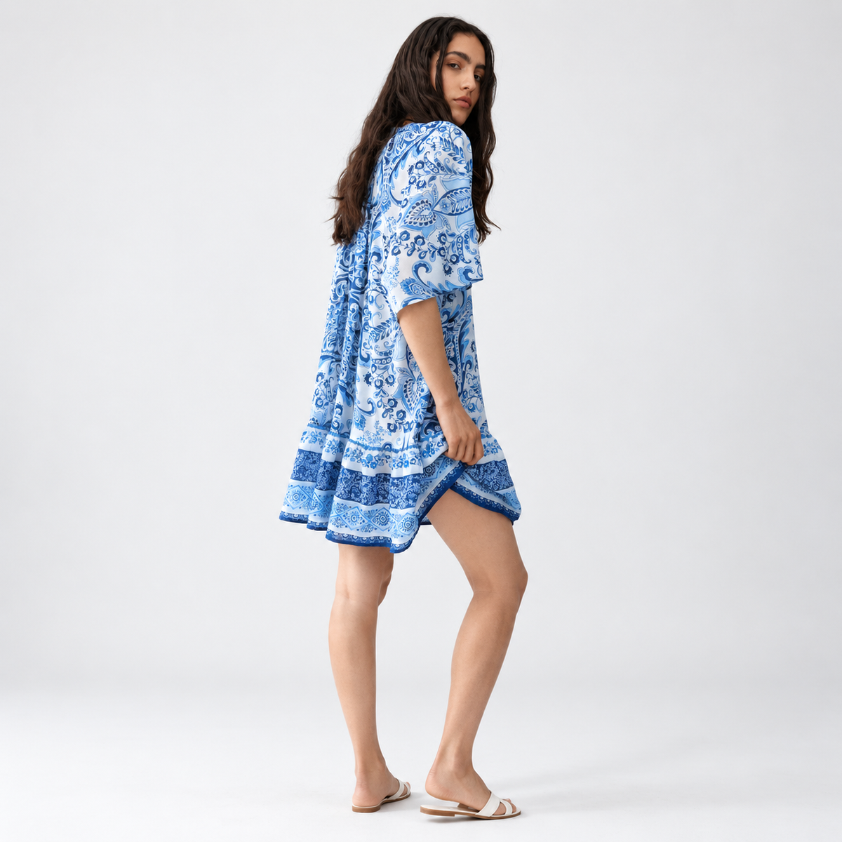 Tie-Belt  Tunic Top